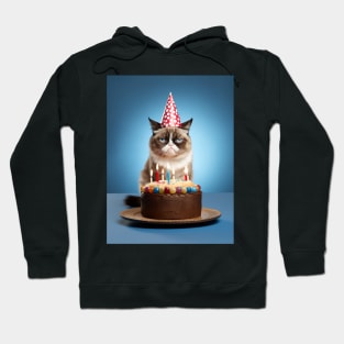 Happy Birthday Cat Hoodie